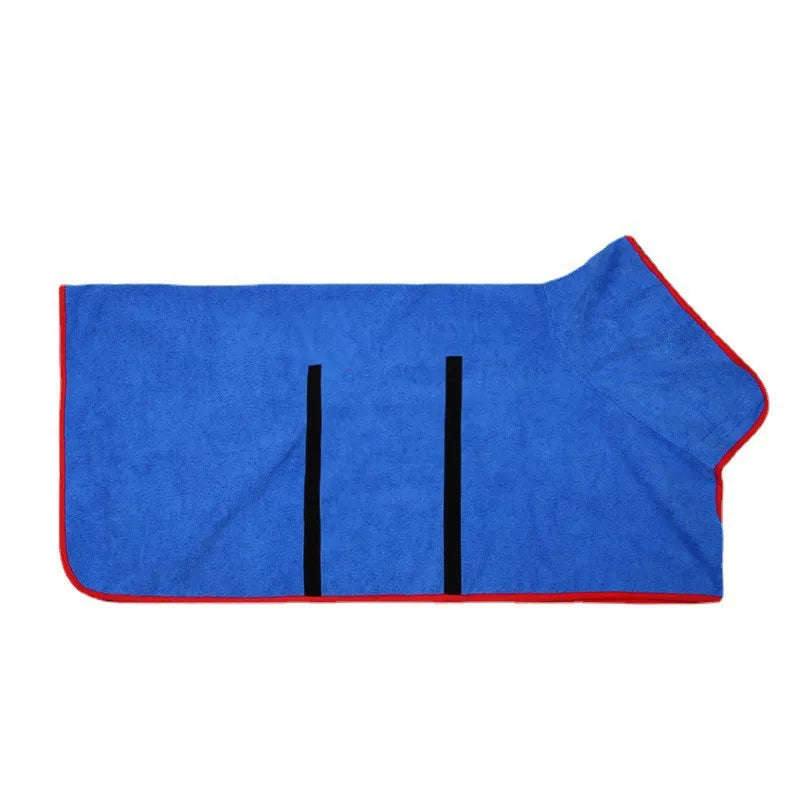 Pet Bathrobe Fast Drying Towel – Wearable Dog Drying Robe